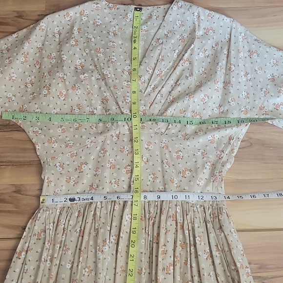 Vintage 40s 50s Floral Day Dress - Picture 12 of 13